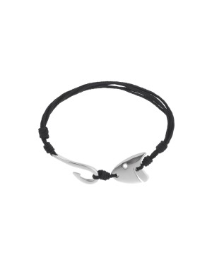 Pulsera cabeza de sardina y anzuelo